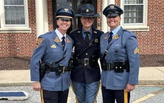 9 Three NJ State Troopers in dress uniform